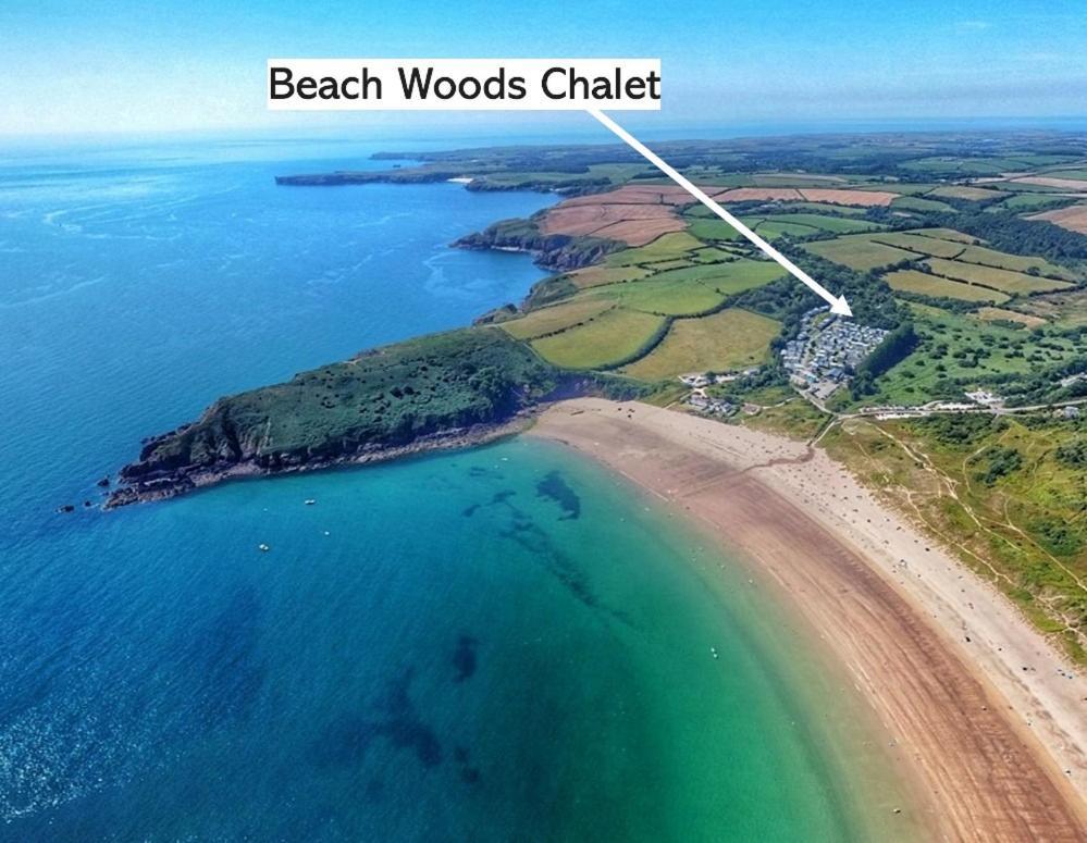 Beach Woods Coastal Path Chalet Hodgeston Exterior photo